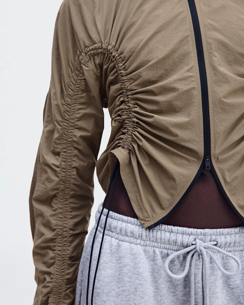 Ruched Lightweight Jacket