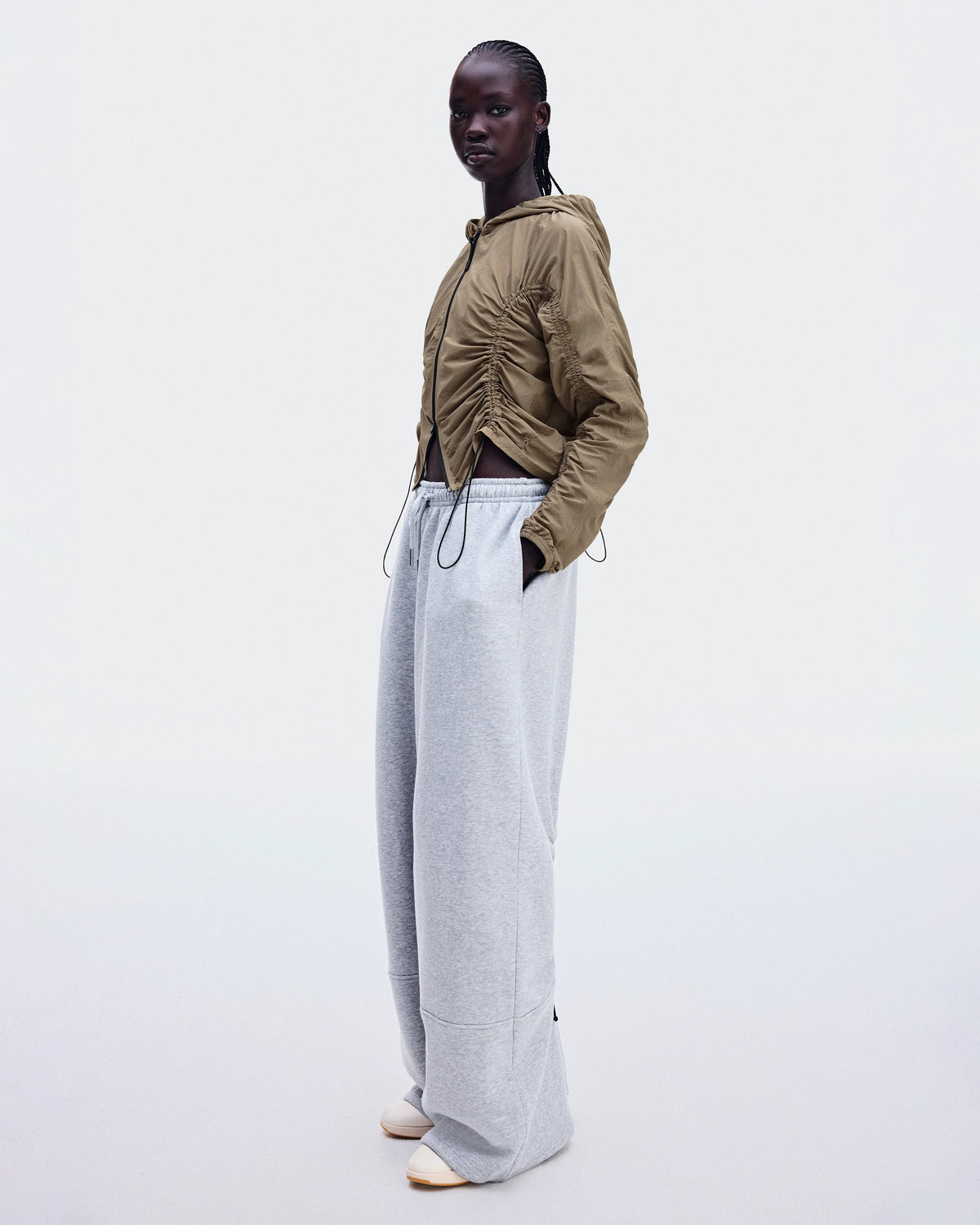 Ruched Lightweight Jacket