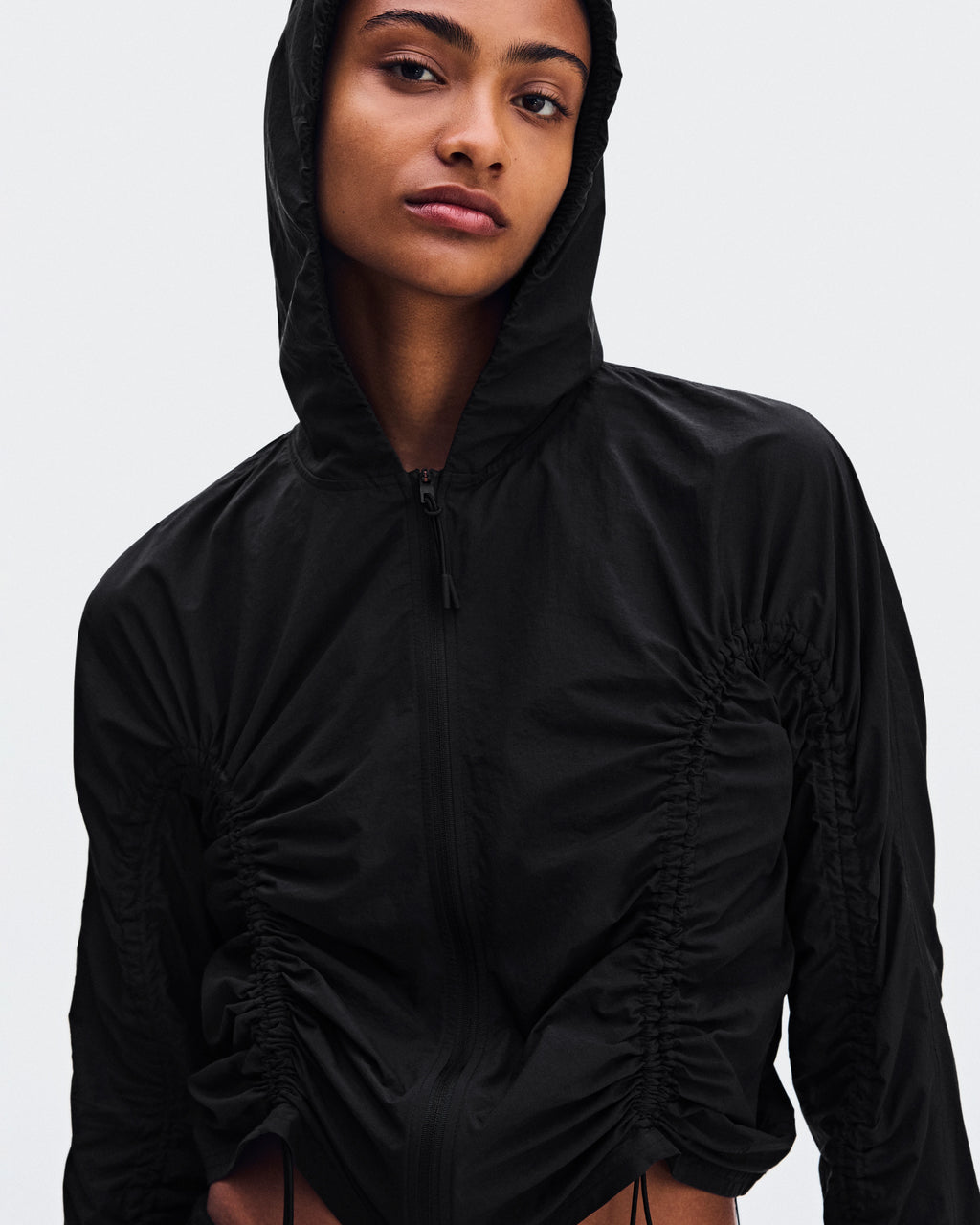 Ruched Lightweight Jacket
