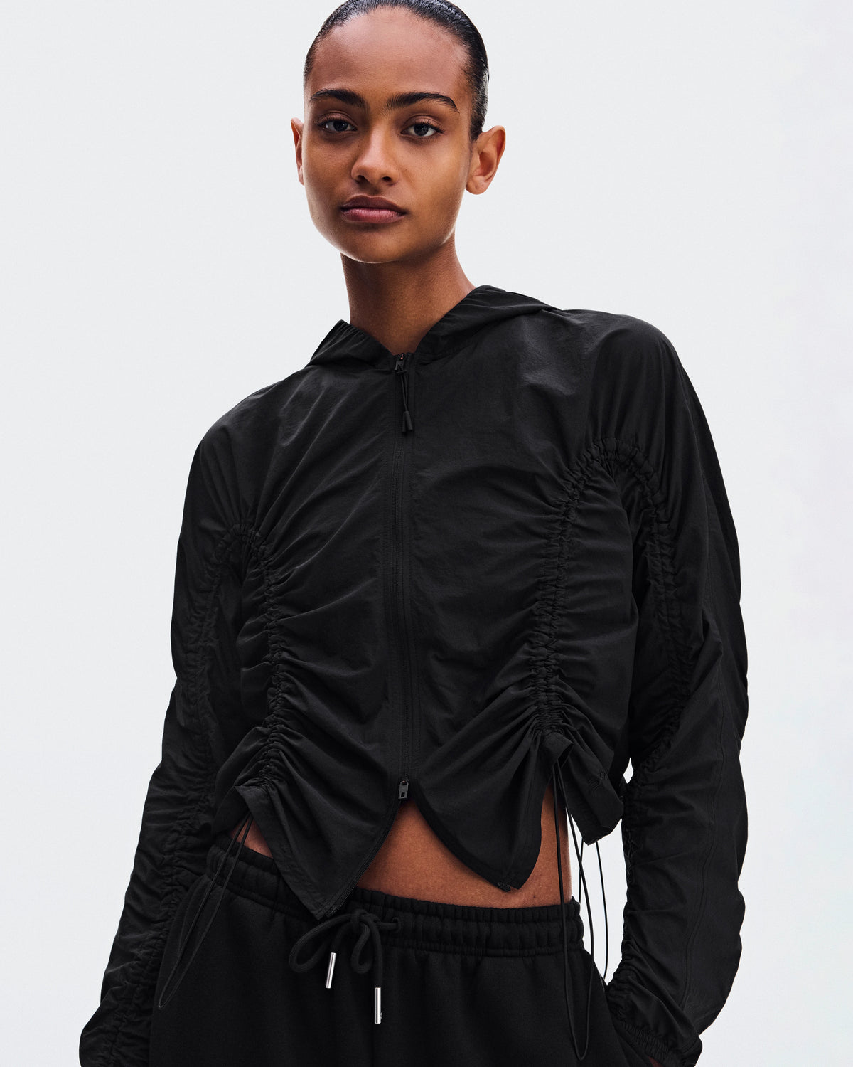 Ruched Lightweight Jacket