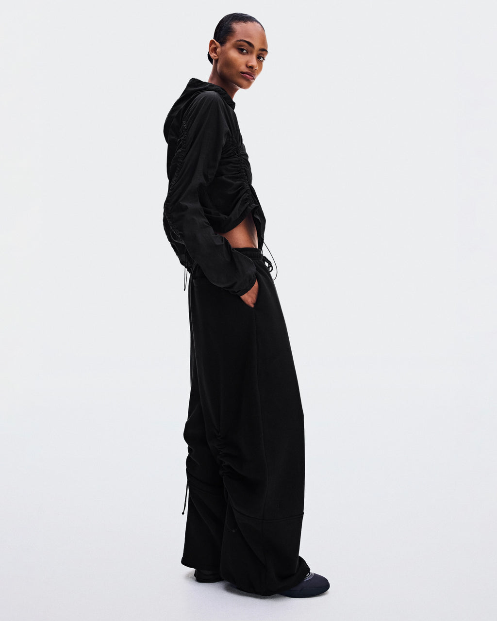 Ruched Lightweight Jacket