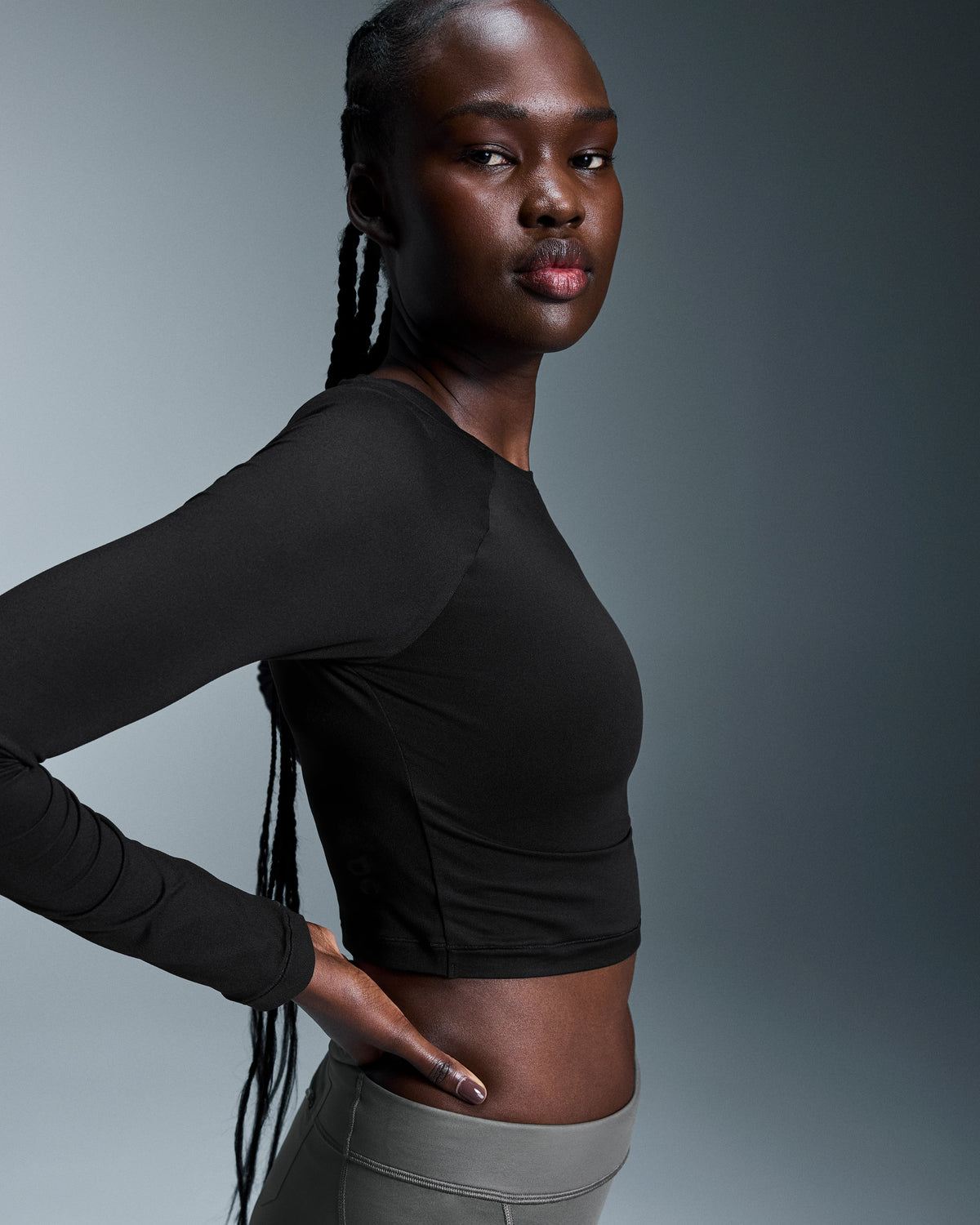 Studio Long-T Crop